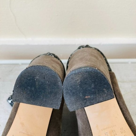 Anthropologie Cubanas Ciara Glitter Heeled Boots - Picture 10 of 16